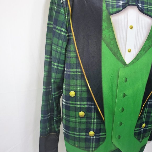 Novelty "luck of the Irish" 3D print long sleeve - Picture 4 of 6